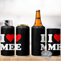 I Love Me 4 in 1 Can Cooler Tumbler Funny Self Love Heart Positive Vibes - Wonder Print Shop