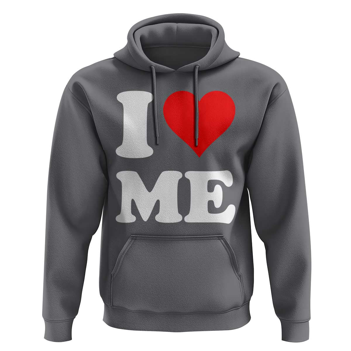 I Love Me Hoodie Funny Self Love Heart Positive Vibes - Wonder Print Shop