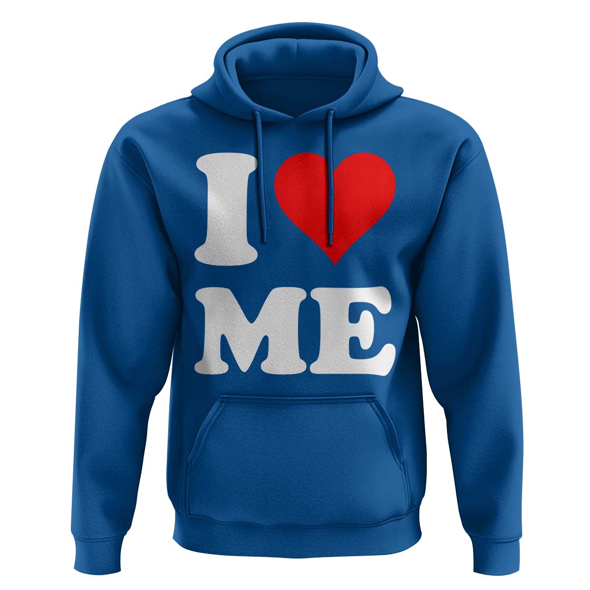 I Love Me Hoodie Funny Self Love Heart Positive Vibes - Wonder Print Shop