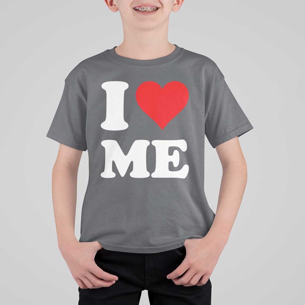 I Love Me T Shirt For Kid Funny Self Love Heart Positive Vibes - Wonder Print Shop