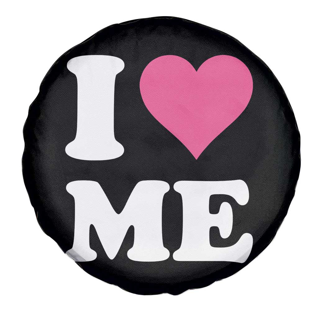 I Love Me Spare Tire Cover Funny Self Love Pink Heart Positive Vibes - Wonder Print Shop