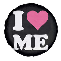 I Love Me Spare Tire Cover Funny Self Love Pink Heart Positive Vibes - Wonder Print Shop