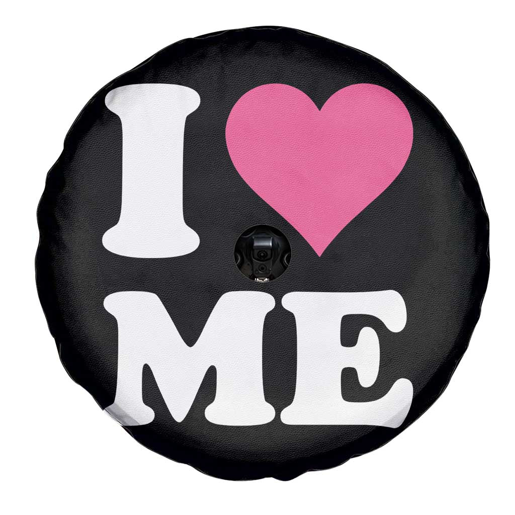 I Love Me Spare Tire Cover Funny Self Love Pink Heart Positive Vibes - Wonder Print Shop