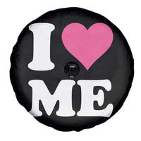 I Love Me Spare Tire Cover Funny Self Love Pink Heart Positive Vibes - Wonder Print Shop