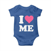 I Love Me Baby Onesie Funny Self Love Pink Heart Positive Vibes - Wonder Print Shop
