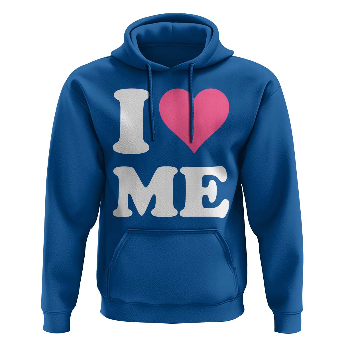 I Love Me Hoodie Funny Self Love Pink Heart Positive Vibes - Wonder Print Shop