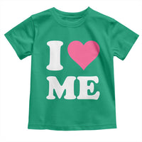 I Love Me Toddler T Shirt Funny Self Love Pink Heart Positive Vibes - Wonder Print Shop