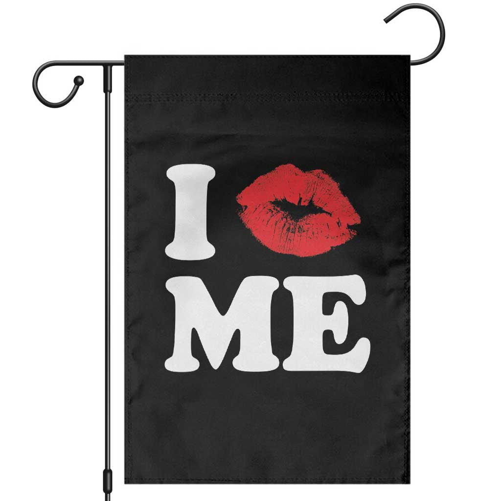 I Love ME Garden Flag Sexy Lips Red Lipstick Kiss Self Love - Wonder Print Shop