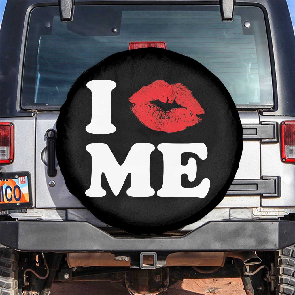 I Love ME Spare Tire Cover Sexy Lips Red Lipstick Kiss Self Love - Wonder Print Shop