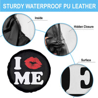 I Love ME Spare Tire Cover Sexy Lips Red Lipstick Kiss Self Love - Wonder Print Shop