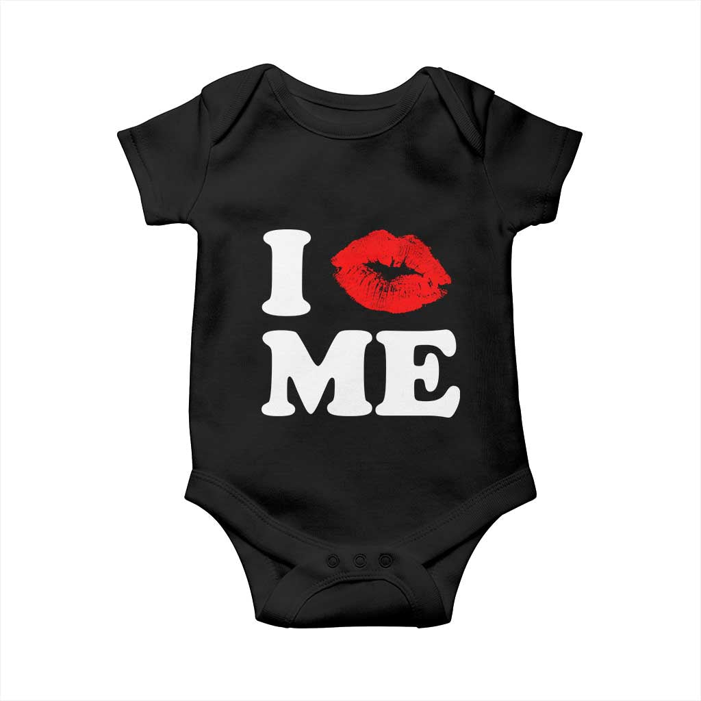 I Love ME Baby Onesie Sexy Lips Red Lipstick Kiss Self Love - Wonder Print Shop
