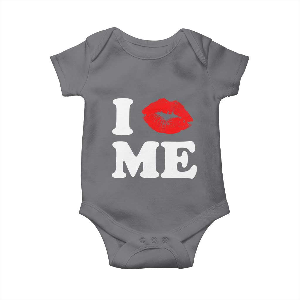 I Love ME Baby Onesie Sexy Lips Red Lipstick Kiss Self Love - Wonder Print Shop