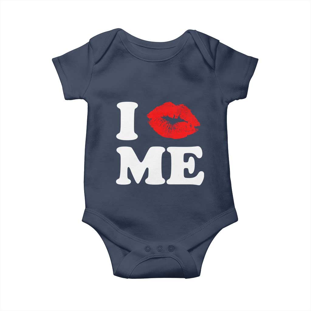 I Love ME Baby Onesie Sexy Lips Red Lipstick Kiss Self Love - Wonder Print Shop