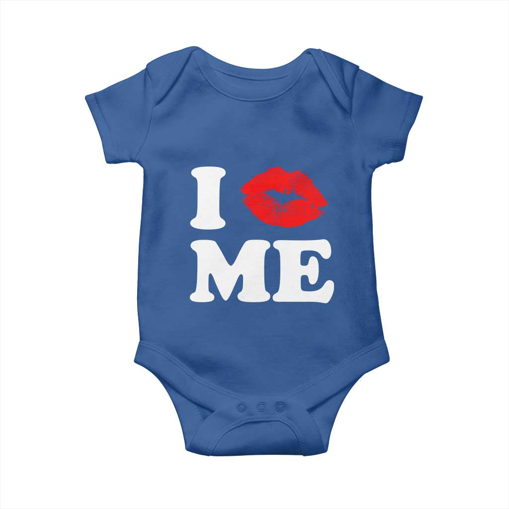 I Love ME Baby Onesie Sexy Lips Red Lipstick Kiss Self Love - Wonder Print Shop