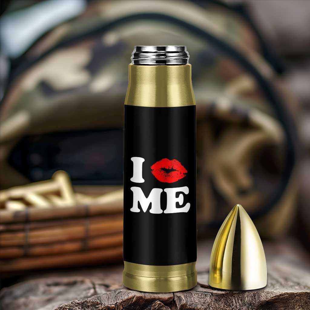 I Love ME Bullet Tumbler Sexy Lips Red Lipstick Kiss Self Love - Wonder Print Shop