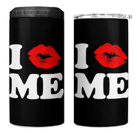 I Love ME 4 in 1 Can Cooler Tumbler Sexy Lips Red Lipstick Kiss Self Love - Wonder Print Shop