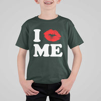 I Love ME T Shirt For Kid Sexy Lips Red Lipstick Kiss Self Love - Wonder Print Shop