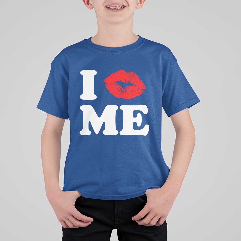I Love ME T Shirt For Kid Sexy Lips Red Lipstick Kiss Self Love - Wonder Print Shop