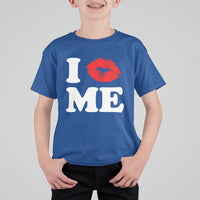 I Love ME T Shirt For Kid Sexy Lips Red Lipstick Kiss Self Love - Wonder Print Shop