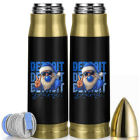 Detroit Football Christmas Bullet Tumbler Santa Retro Lions Fan - Wonder Print Shop
