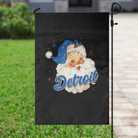 Christmas Detroit Football Garden Flag Vintage Santa Lions Fan - Wonder Print Shop