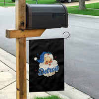 Christmas Detroit Football Garden Flag Vintage Santa Lions Fan - Wonder Print Shop