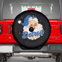 Christmas Detroit Football Spare Tire Cover Vintage Santa Lions Fan - Wonder Print Shop