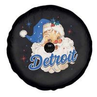 Christmas Detroit Football Spare Tire Cover Vintage Santa Lions Fan - Wonder Print Shop