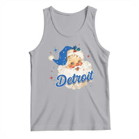 Christmas Detroit Football Tank Top Vintage Santa Lions Fan - Wonder Print Shop