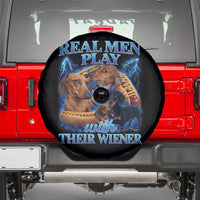 Funny Dachshund Dog Dad Spare Tire Cover Real Men Play With Their Wiener Funny Offensive - Wonder Print Shop