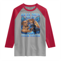 Funny Dachshund Dog Dad Raglan Shirt Real Men Play With Their Wiener Funny Offensive - Wonder Print Shop
