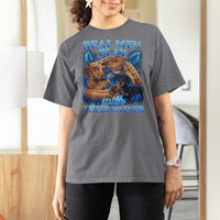 Funny Dachshund Dog Dad T Shirt For Women Real Men Play With Their Wiener Funny Offensive - Wonder Print Shop