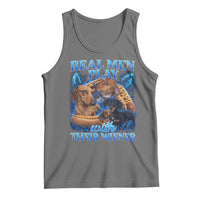Funny Dachshund Dog Dad Tank Top Real Men Play With Their Wiener Funny Offensive - Wonder Print Shop