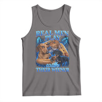 Funny Dachshund Dog Dad Tank Top Real Men Play With Their Wiener Funny Offensive - Wonder Print Shop