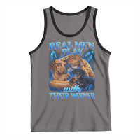 Funny Dachshund Dog Dad Tank Top Real Men Play With Their Wiener Funny Offensive - Wonder Print Shop