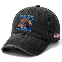 Funny Dachshund Dog Dad Washed Cotton Baseball Cap Real Men Play With Their Wiener Funny Offensive