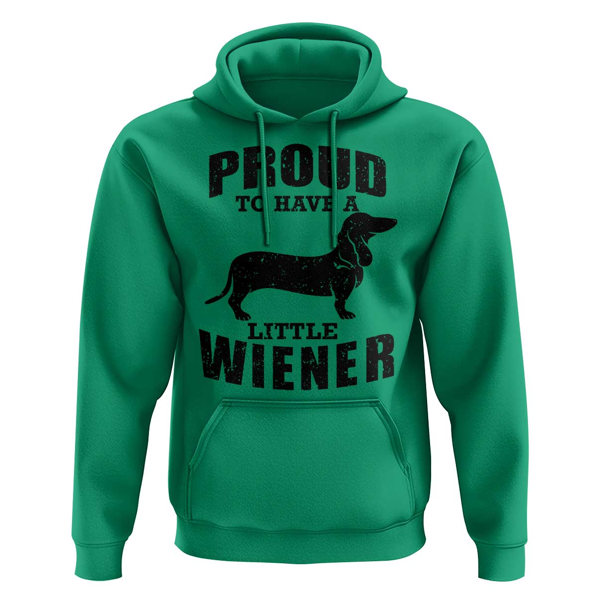 Proud to Have A Little Wiener Hoodie Funny Offensive Dachshund Retro 90s - Wonder Print Shop