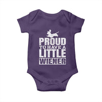 Funny Wiener Dog Lover Baby Onesie Dog Weenie Proud to Have A Little Wiener Dachshund - Wonder Print Shop
