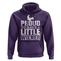 Funny Wiener Dog Lover Hoodie Dog Weenie Proud to Have A Little Wiener Dachshund - Wonder Print Shop