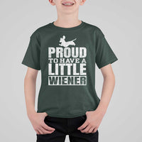 Funny Wiener Dog Lover T Shirt For Kid Dog Weenie Proud to Have A Little Wiener Dachshund - Wonder Print Shop