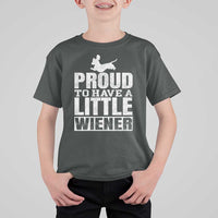 Funny Wiener Dog Lover T Shirt For Kid Dog Weenie Proud to Have A Little Wiener Dachshund - Wonder Print Shop