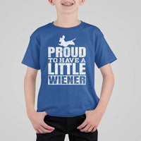 Funny Wiener Dog Lover T Shirt For Kid Dog Weenie Proud to Have A Little Wiener Dachshund - Wonder Print Shop