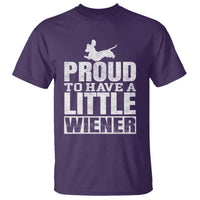 Funny Wiener Dog Lover T Shirt Dog Weenie Proud to Have A Little Wiener Dachshund - Wonder Print Shop