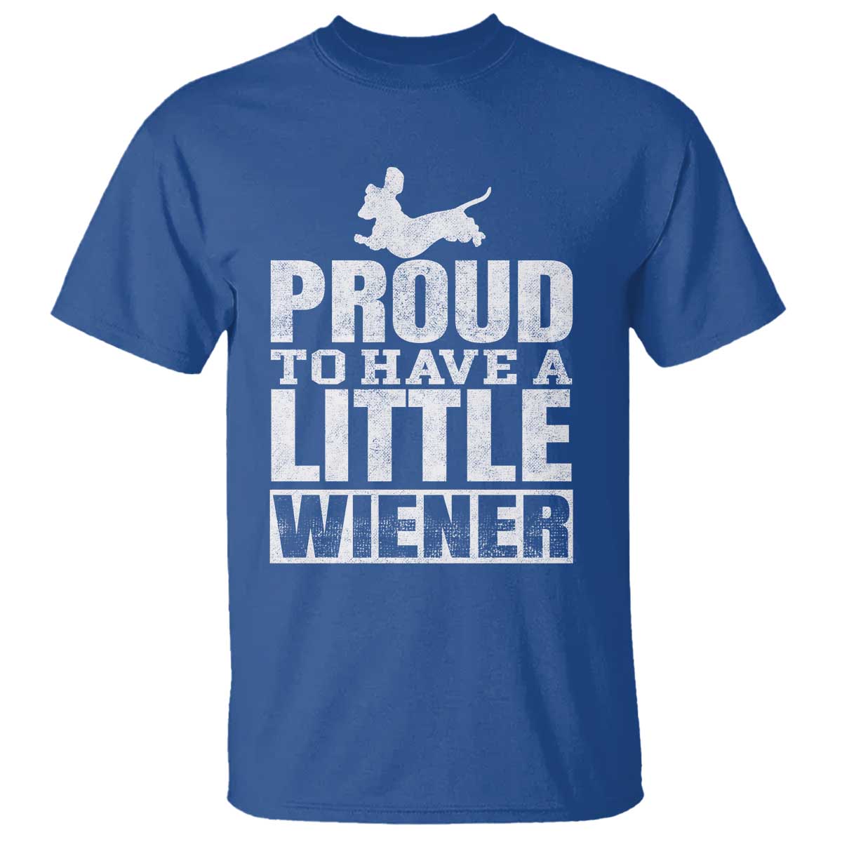 Funny Wiener Dog Lover T Shirt Dog Weenie Proud to Have A Little Wiener Dachshund - Wonder Print Shop