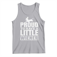 Funny Wiener Dog Lover Tank Top Dog Weenie Proud to Have A Little Wiener Dachshund - Wonder Print Shop