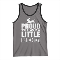 Funny Wiener Dog Lover Tank Top Dog Weenie Proud to Have A Little Wiener Dachshund - Wonder Print Shop