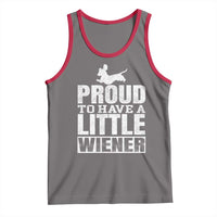 Funny Wiener Dog Lover Tank Top Dog Weenie Proud to Have A Little Wiener Dachshund - Wonder Print Shop