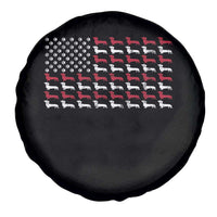 American Flag Vintage Patriotic Dachshund Dad Spare Tire Cover Weiner Dog Fathers Day Gifts For Dog Lovers Dad - Wonder Print Shop