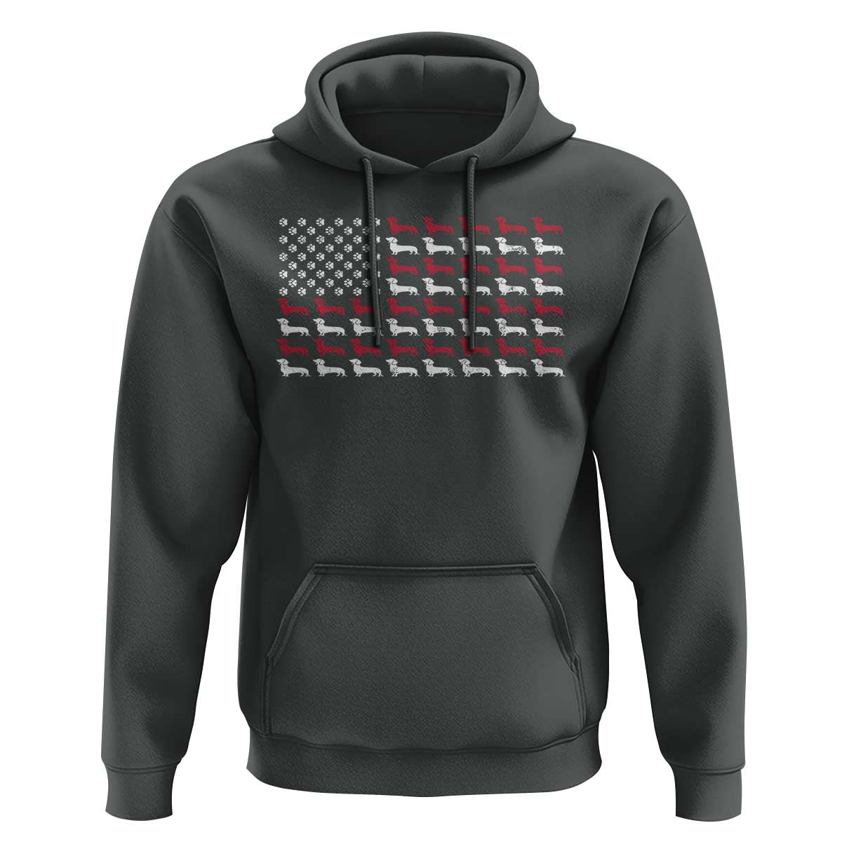 American Flag Vintage Patriotic Dachshund Dad Hoodie Weiner Dog Fathers Day Gifts For Dog Lovers Dad - Wonder Print Shop