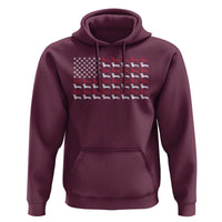 American Flag Vintage Patriotic Dachshund Dad Hoodie Weiner Dog Fathers Day Gifts For Dog Lovers Dad - Wonder Print Shop